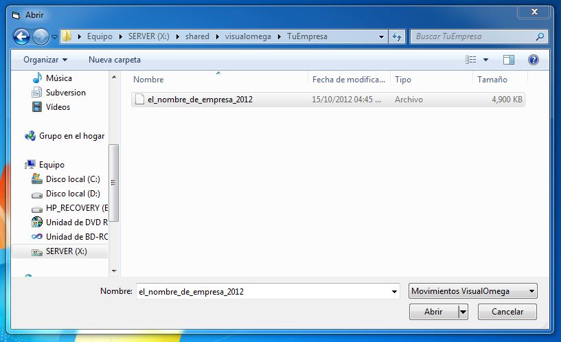 Test Partidas